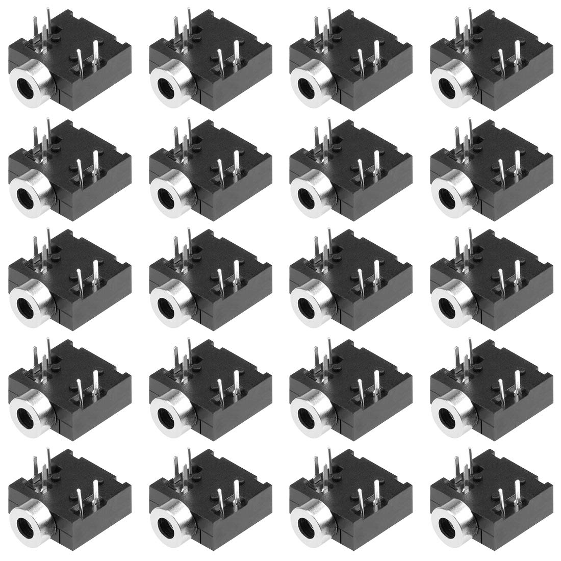 PCBマウントヘッドフォンイヤホンジャック3.5 mmステレオソケットコネクタ Amazon.co.jp: uxcell PCB マウント 2.5mm 5ピン ソケット ヘッドホン